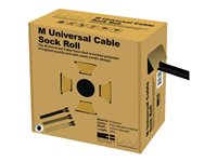 Multibrackets M Universal Cable Sock Roll 55 mm x 50 m - Kabelorganisator - sort 7350022732520