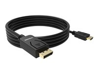 VISION - Adapterkabel - DisplayPort han til HDMI han - 2 m - sort - 4K support TC 2MDPHDMI/BL