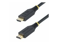 StarTech.com 1.6ft (50cm) Premium Certified High Speed HDMI Cable, 4K60Hz - Premium High Speed - HDMI-kabel med Ethernet - HDMI han til HDMI han - 50 cm - sort - 4K60 Hz support, passivt HDMI2-CABLE-4K60-50C