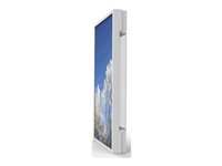 HI-ND - Indelukke - landskab/portræt - for fladt panel - udendørs, etui, til Samsung - låsbar - hvid - skærmstørrelse: 46" - vægmonterbar OW4616-1001-01