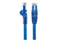 StarTech.com 2m LSZH CAT6 Ethernet Cable, 10 Gigabit Snagless RJ45 100W PoE Network Patch Cord with Strain Relief, CAT 6 10GbE UTP, Blue, Individually Tested/ETL, Low Smoke Zero Halogen - Category 6 - 24AWG (N6LPATCH2MBL) - Patchkabel - RJ-45 (han) til RJ-45 (han) - 2 m - 6 mm - UTP - CAT 6 - knastfri - blå N6LPATCH2MBL