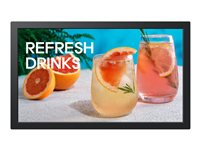 Samsung QB13C - 13" Diagonal klasse LED-bagbelyst LCD paneldisplay - digital skiltning - Tizen OS - 1080p 1920 x 1080 - sort LH13QBCEBGBXEN