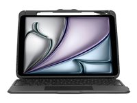 Targus Versavu - Tastatur og folio-kasse (tastaturetui) - med trackpad - bagbelyst - trådløs - Bluetooth 5.0 - QWERTY - Nordisk - sort - for Apple 10.9-inch iPad (10th generation); 10.9-inch iPad Air (4th generation, 5th generation); 11-inch iPad Air M2 Wi-Fi, M2 Wi-Fi + Cellular, M3 Wi-Fi, M3 Wi-Fi + Cellular; 11-inch iPad Pro (1st generation, 2nd generation, 3rd generation, 4th generation); iPad A16 Wi-Fi, A16 Wi-Fi + Cellular THZ967NO