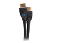 C2G 10ft 8K HDMI Cable with Ethernet - Performance Series Ultra High Speed - Ultra High Speed - HDMI-kabel med Ethernet - HDMI han til HDMI han - 3 m - sort - 10K support, 8K60 Hz (7680 x 4320) support, 4K120 Hz (4096 x 2160) support C2G10455