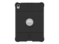 OtterBox uniVERSE Series - Bagsidecover til tablet - grov - syntetisk gummi, polykarbonat - klar/sort - for Apple 10.9-inch iPad Air (10. generation) 77-89980