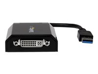StarTech.com USB 3.0 to DVI / VGA Adapter - 2048x1152 - External Video & Graphics Card - Dual Monitor Display Adapter Cable - Supports Mac & Windows (USB32DVIPRO) - USB / DVI adapter - USB Type A (han) til DVI-I (hun) - USB 3.0 - 15.2 cm - 2048 x 1152 support - sort - for P/N: DVIDDMM10, DVIDDMM6, DVIDSMM10, DVIMM6, DVISPL1DD, HDDVIMM3, HDMIDVIMM10, HDMIDVIMM6 USB32DVIPRO