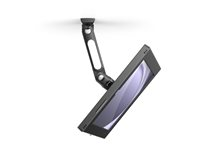 Compulocks Surface Pro 8-11 Apex Enclosure Swing Wall Mount - Monteringssæt (indelukke, drejelig arm) - svingarm - for tablet - låsbar - højglansaluminium - sort - skærmstørrelse: 13" - vægmonterbar, på disk - for Microsoft Surface Pro 8, Pro 9 827B580APXB