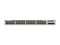 Cisco Catalyst 9200 - Essential Edition - switch - smart - 48 x 10/100/1000 (PoE+) - monterbar på stativ - PoE+ (740 W) C9200-48P-E