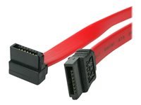 StarTech.com 18in SATA to Right Angle SATA Serial ATA Cable - 18in SATA Cable - 18 SATA Cable - 18in angled SATA Cable - SATA-kabel - Serial ATA 150/300/600 - SATA (R) til SATA (R) - 45.7 cm - højrevinklet stikforbindelse - rød - for P/N: 25S22M2NGFFR, 35S24M2NGFF, CFAST2SAT25, S251BU31REM, S322M225R, S32M2NGFFPEX SATA18RA1