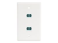 StarTech.com LC to LC Coupler, LC Fiber Coupler, LC/UPC Keystone Jack, Fiber Optic LC Keystone Coupler for Patch Panel - LC to LC Duplex (DMFKSLCLCCOUPLER) - Netværkskobling - LC-enkelttilstand/LC-multitilstand (hun) til LC-enkelttilstand/LC-multitilstand (hun) - fiberoptik - duplex - 9/50/62,5/125 my - OM1/OM2/OM3/OM4/OM5/OS1/OS2 - passiv, keystone-stik - hvid DMFKSLCLCCOUPLER