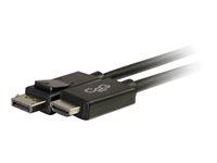 C2G 15ft DisplayPort to HDMI Cable - DP to HDMI Adapter Cable - M/M - Adapterkabel - DisplayPort han til HDMI han - 4.57 m - sort - 1080p support 54324