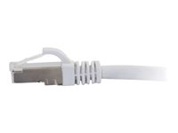 C2G Cat5e Booted Shielded (STP) Network Patch Cable - Patchkabel - RJ-45 (han) til RJ-45 (han) - 50 m - STP - CAT 5e - formet - hvid 83890