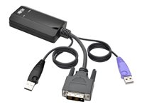 Eaton Tripp Lite Series DVI USB Server Interface w/ Virtual Media & CAC for B064 KVMs TAA - KVM / USB forlænger - op til 50 m - TAA-kompatibel - for P/N: B064-016-02-IPH, B064-016-04-IPH, B064-032-01-IPH, B064-032-02-IPH, B064-032-04-IPH B055-001-UDV
