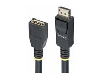 StarTech.com 10ft (3m) DisplayPort 1.4 Extension Cable, DP 1.4, 8K 60Hz - DisplayPort forlængerkabel - DisplayPort (han) til DisplayPort (hun) - DisplayPort 1.4 - 3 m - 8K support, tovejs, halogenfri, passivt - sort 10F-DP14-EXTEND-CBL