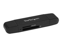 StarTech.com USB Memory Card Reader - USB 3.0 SD Card Reader - Compact - 5Gbps - USB Card Reader - MicroSD USB Adapter (SDMSDRWU3AC) - Kortlæser (MMC, SD, microSD, SDHC, microSDHC, SDXC, microSDXC) - USB 3.0/USB-C SDMSDRWU3AC