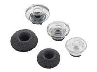 Poly - Ørepropper sæt for Bluetooth-headset - medium - sort (pakke med 3) - for Poly Voyager Legend 85S04AA