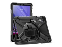 Insmat - Bagsidecover til tablet - grov - robust armering - polykarbonat, gummi, termoplastisk polyuretan (TPU) - for Samsung Galaxy Tab S8 Ultra, Tab S9 Ultra 652-1289