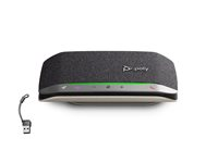 Poly Sync 20-M - Smart højttalertelefon - Bluetooth - kablet, trådløs - USB-A, USB-C - sort - Certified for Microsoft Teams B95VMUT#AC3
