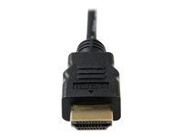 StarTech.com 3m High Speed HDMI® Cable with Ethernet - HDMI to HDMI Micro - M/M - 3 Meter HDMI (A) to HDMI Micro (D) Cable (HDADMM3M) - HDMI-kabel med Ethernet - HDMI han til 19 pin micro HDMI Type D han - 3 m - afskærmet - sort HDADMM3M