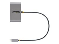 StarTech.com 4-Port USB-C Hub with 100W Power Delivery Pass-Through Charging, 2x USB-A + 2x USB-C, 5Gbps, USBC Hub w/ 1ft (30cm) Long Cable, Portable Laptop USB Type-C to USB-A/C Hub - USB 3.0 Expansion Hub (5G2A2CPDB-USB-C-HUB) - Hub - 2 x USB 3.2 Gen 1 + 2 x USB-C 3.2 Gen 1 - desktop 5G2A2CPDB-USB-C-HUB