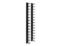 Eaton Tripp Lite Series SmartRack Vertical Cable Manager - Kabeladministrationspakke for rack - sort - 183 cm SRCABLERINGVRT