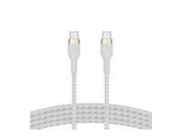 Belkin BoostCharge - USB-kabel - USB-C (han) til USB-C (han) - 2 m - hvid CAB011BT2MWH