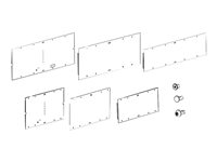 APC HyperPod Frame 4ft Aisle End Panel - Rack-monteringspakke FS-FM-4005-B