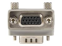 StarTech.com Right Angle VGA Adapter - Right Angle VGA to VGA - Male/Female - Type 1 - VGA Adapter Cable (GC1515MFRA1) - VGA-adapter - HD-15 (VGA) (han) til HD-15 (VGA) (hun) - grå - for P/N: MXTHQMM2MA, MXTHQMM5MA, MXTMMHQ2M, MXTMMHQ30M, MXTMMHQ3M, MXTMMHQ5M, MXTMMHQ7M GC1515MFRA1