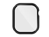 Belkin SCREENFORCE TemperedCurve - Støddæmper til smart watch - 2-in-1, 46mm - hærdet glas (9H) - sort OWA003HQBK