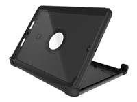 OtterBox Defender Series - Beskyttende kasse til tablet - polyester, polykarbonat, syntetisk gummi - sort - for Apple 10.2-inch iPad (7. generation, 8. generation, 9. generation) 77-62032