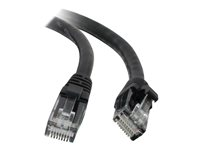 C2G Cat5e Booted Unshielded (UTP) Network Patch Cable - Patchkabel - RJ-45 (han) til RJ-45 (han) - 2 m - UTP - CAT 5e - formet, knastfri, strenget - sort 83183