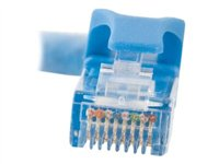 C2G Cat6 Booted Unshielded (UTP) Crossover Patch Cable - Krydskabel - RJ-45 (han) til RJ-45 (han) - 1 m - UTP - CAT 6 - formet, knastfri, strenget - blå 83523