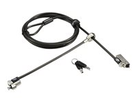 Kensington Slim NanoSaver 2.0 Dual Headed Lock - Sikkerhedskabelslås - ens nøgle K65024L