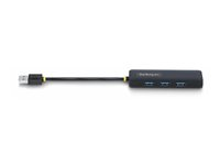 StarTech.com 4-Port USB-A Hub, 5Gbps, Bus Powered, Small Travel Mini Hub - Hub - 4 x USB 3.2 Gen 1 - desktop H5A4A-USB-HUB