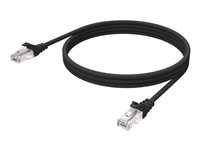 Vision - Netværkskabel - RJ-45 (han) til RJ-45 (han) - 2 m - 6.2 mm - STP - CAT 6a - formet, knastfri - sort TC 2MCAT6A/BL