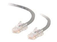 C2G Cat5e Non-Booted Unshielded (UTP) Network Crossover Patch Cable - Krydskabel - RJ-45 (han) til RJ-45 (han) - 1 m - UTP - CAT 5e - strenget, uniboot - grå 83281