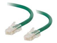 C2G Cat5e Non-Booted Unshielded (UTP) Network Patch Cable - Patchkabel - RJ-45 (han) til RJ-45 (han) - 2 m - UTP - CAT 5e - strenget, uniboot - grøn 83063