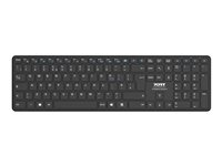 PORT Connect OFFICE PRO - Tastatur - kan genoplades - trådløs - Bluetooth 5.2 - QWERTY - UK 900903-R-UK