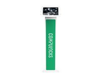 Compulocks iPad Air 10.9" (4-5th Gen) Space Enclosure Brandable Floor Stand - Monteringssæt (stativ, indelukke) - for tablet - låsbar - højglansaluminium - hvid - skærmstørrelse: 10.9" - gulvstående - for Apple 10.9-inch iPad Air (4. generation, 5. generation) 140W109IPDSW