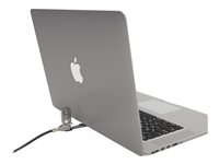 Compulocks Blade Universal Lock Slot Adapter with Combination lock - Sikkerhedspakke for system - sølv BLD01CL