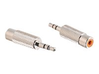 C2G - Lyd adapter - mini-phone stereo 3.5 mm han til RCA hun 80463