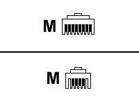 Cisco - Netværkskabel - RJ-45 (han) til RJ-11 (han) - for Cisco 831, 836, 837 CAB-ADSL-RJ45=