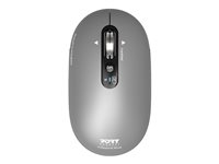PORT Connect Professional PURE - Mus - genopladelig - optisk - 4 knapper - trådløs - 2.4 GHz, Bluetooth - trådløs modtager (USB) 910009