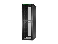 APC NetShelter SX Gen 2 - Rack kabinet - 2436H x 750W x 1200D mm, with sides - gulvstående - sort - 52U - 19" - TAA-kompatibel AR3358B2