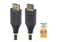 StarTech.com 1m (3.3ft) Premium Certified High Speed HDMI Cable, 4K60Hz - Premium High Speed - HDMI-kabel med Ethernet - HDMI han til HDMI han - 1 m - sort - passivt, 4K60 Hz support HDMI2-CABLE-4K60-1M