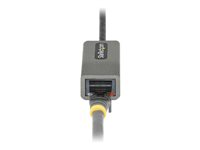 StarTech.com USB to Ethernet Adapter, USB 3.0 to 10/100/1000 Gigabit Ethernet LAN Converter for Laptops, 1ft (30cm) Attached Cable, USB to RJ45 Adapter, USB NIC Adapter, Ethernet Dongle - USB Network Adapter - Netværksadapter - USB 3.2 Gen 1 - Gigabit Ethernet x 1 - space grey USB31000S2