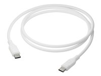 dbramante1928 re-charge - USB-kabel - 24 pin USB-C (han) til 24 pin USB-C (han) - USB 2.0 - 1.2 m - USB Power Delivery (12W), 100 % genbrugt plastik CB12CCWH4277