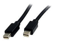 StarTech.com 2m Mini DisplayPort 1.2 Cable M/M Mini DisplayPort 4k - DisplayPort kabel - Mini DisplayPort (han) til Mini DisplayPort (han) - 2 m - sort MDISP2M