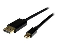 StarTech.com 4m Mini DisplayPort to DisplayPort Adapter Cable - M/M - 4m Mini DisplayPort to DisplayPort - Mini DP to DP Cable (MDP2DPMM4M) - DisplayPort kabel - Mini DisplayPort (han) til DisplayPort (han) - 4 m - sort - for P/N: CDP2MDP, CDP2MDPEC, CDP2MDPFC, CDPVDHDMDP2G, CDPVDHDMDPRG, CDPVDHDMDPSG, CDPVDHMDPDP MDP2DPMM4M