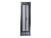 APC NetShelter SX Deep Enclosure with Sides - Rack kabinet - sort - 42U - 19" - for P/N: SC500RM1U, SMT1000RM1U, SMT750RM1U, SMT750RM2UCNC, SRTL2K2RM1UWC, SRTL3KRM1UIC AR3300X717